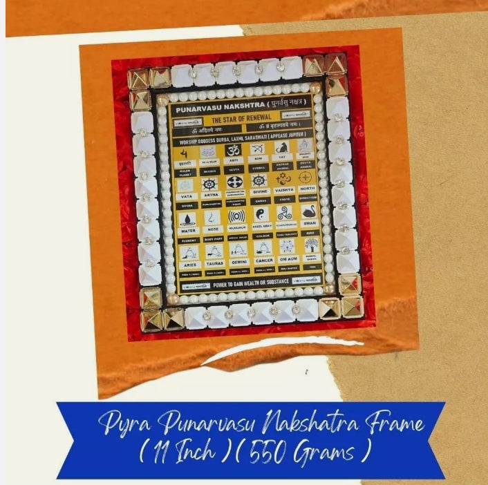 Pushya Nakshatra Frame Combine Power Of Yantra/Mantra/Pyramid Energized