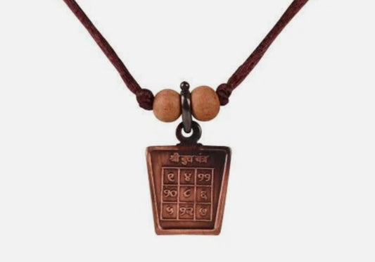 Budh (Mercury) Planet Yantra Pendant Pure Copper Activated & Energized Locket